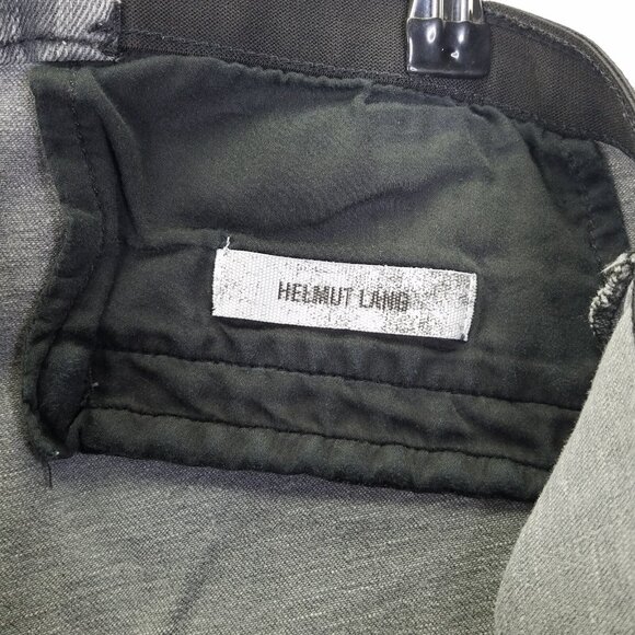 Helmut Lang Jeggings Sz 29 Skinny Jeans Gray Black Waistband Pull-On Stretch USA - Picture 4 of 12